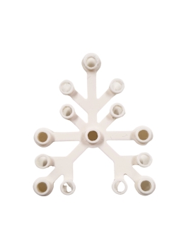 Lego® Pflanze 2417 Leaves 6x5 weiß Schnee Snow Christams Weihnachten Blatt