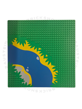 Lego® Bauplatte 2359px3 River print