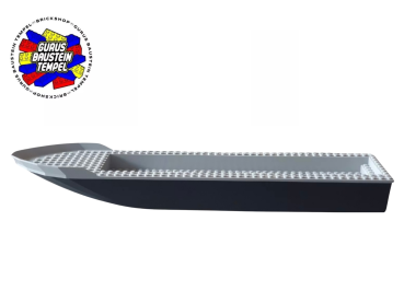 Lego® großer Boot Schiffs Rumpf 45100 schwarz