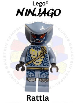 Lego® Ninjago® Figure Schlange Rattla - Legacy njo649