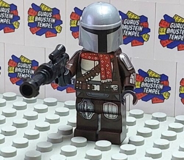 LEGO Star Wars Figur The Christmas Mandalorian Din Djarin sw1170 mit Blaster Mando NEU