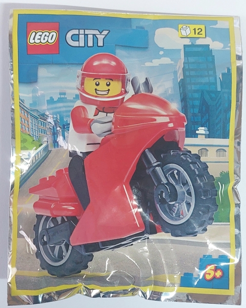 LEGO City 952103 Rennfahrer mit Motorrad