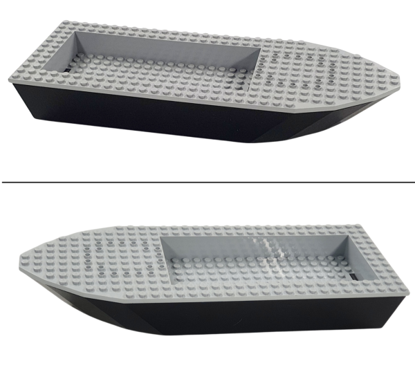 Lego® Boot Schiffsrumpf Schiff Rumpf Polizei 47859