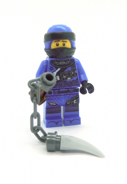 LEGO NINJAGO Figur JAY blau mit Ketten Spieß Waffe Masters of Spinjitzu