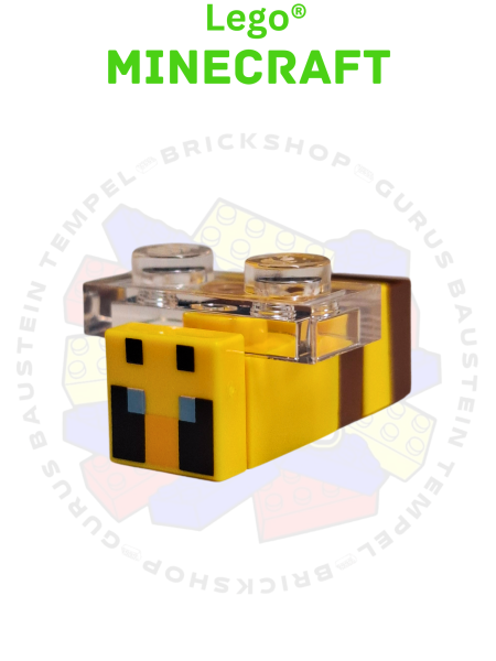 Lego® Minecraft™Figur Tier Biene Bee minebee02