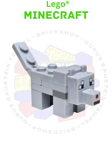 Lego® Minecraft™Figure Animal Wolf minewolf05