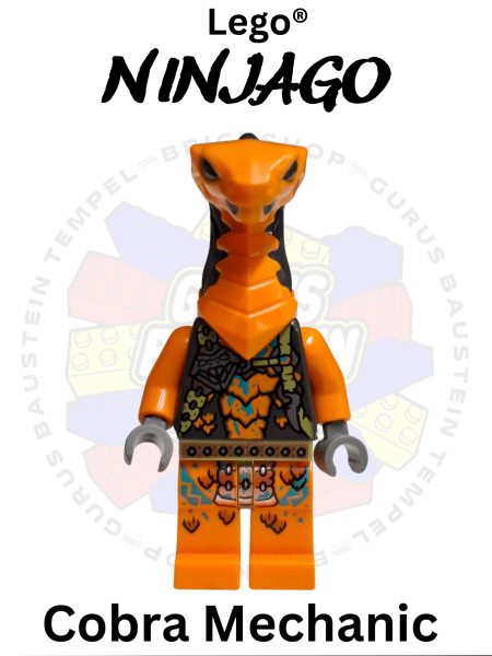 Lego® Ninjago® Figur Schlange Cobra Viper  njo717 Ninja Spinjitzu Figure
