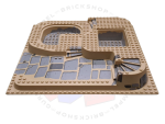 Lego® 3D Bauplatte 6092 tan