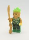 LEGO NINJAGO Figur gold grüner Lloyd Ninja Schwert Waffe Masters of Spinjitzu