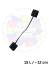 Lego 9 V Volt Cable Kabel 5306 L15 ca 12cm, Elektric Wire with Brick 2 x 2 x 2/3