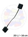 Lego 9 V Volt Cable Kabel 5306 L20 ca 16cm, , Elektric Wire with Brick 2 x 2 x 2/3